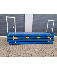 Palettenregaltraverse Traverse, gebraucht | Vogelsang NS | Lichte Weite: 3.600 mm | K: 130 x 50 mm | blau | 4 HK