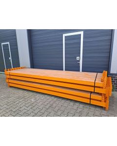 Palettenregaltraverse Traverse Palettenregal, gebraucht | Nedcon NS | lichte Weite: 3.900 mm | K: 110 x 50 mm | orange | 5 HK 