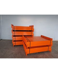 Palettenregaltraverse Traverse Palettenregal | Stow Pal Rack NS | Lichte Weite: 1.450 mm | Kastenprofil: 130 x 50 mm | Kopftraverse | orange