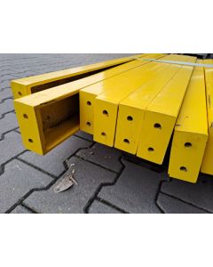 U-Profil Stahlträger, gebraucht | Gesamtlänge: ca. 1.380 mm | U-Profil: 100 x 50 mm | gelb