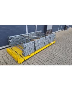 Palettenregalanlage Palettenregal, gebraucht | Redirack | Regalständer: 2.300 x 1.100 mm | Lichte Weite: 2.710 mm | Regallänge: 14,05 lfm.