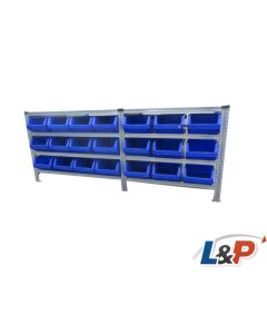 Packtisch inkl. 42 Kisten, neu - 2.480x800 mm