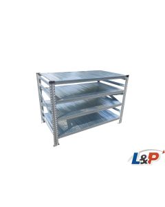 1580x700mm Kommissioniertisch Packtisch, neu