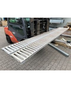 Blechprofilroste Blechprofil Profil gebraucht / Gesamtlänge: 4.000 mm / Gesamtbreite: 290 mm