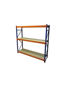 Weitspannregal LPR | 3 Ebenen mit Spanplatten 
