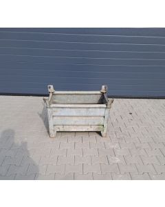 Stapelbehälter Transportbehälter gebraucht / Thyssen / 850 x 560 x 580 mm (BxTxH) / feuerverzinkt / stapelbar