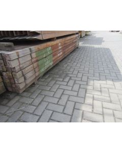 (7,50€/lfm) 60x60 mm Bongossi Pfähle Hartholz Pfosten Kantholz