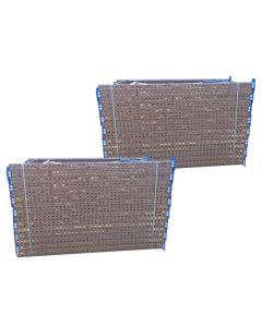 Palettenregalständer Regalständer Palettenregal, gebraucht / Alser NS / SONDERPOSTEN / Ständerhöhe: 3.000 mm / Ständertiefe: 1.050 mm / Rahmenprofil: 80 x 40 mm / braun 