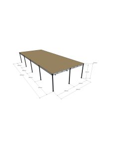 Lagerbühne neu, 8,00 x 20,00 m, Tragkraft 500 kg / m²