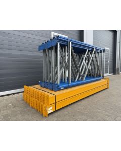 Palettenregalanlage Palettenregal, gebraucht | Jung Heinrich Esmena | Regalständer: 2.250 x 1.050 mm | Lichte Weite: 2.705 mm | Regallänge: 35,43 lfm.