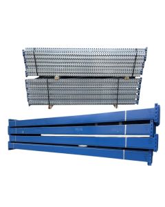 Palettenregalanlage Palettenregal, gebraucht | SSI Schäfer PR 600 | Regalständer: 3.000 x 1.050 mm | Lichte Weite: 3.600 mm | Regallänge: Auswählbar