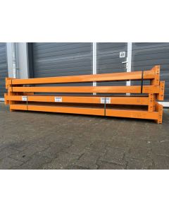 Palettenregaltraverse Traverse Palettenregal gebraucht / Dexion Speedlock S2 / 2.655 mm / K: 95 x 50 mm / orange / 3 HK