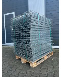 Drahtgitterrost Drahtgitter Regalrost, gebraucht | Abm: 920 x 1.218 mm (BxT) | Maschenweite 130 x 55 mm | sendzimir verzinkt