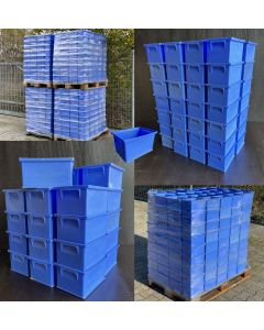 Stapeltransportkasten Stapelkiste Kiste, gebraucht | SSI Schäfer 14/6-4 | Außenmaß: 210 x 150 x 123 mm (BxTxH) | Stückzahl: auswählbar 