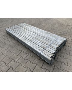 Palettenregaltraverse Traverse Palettenregal gebraucht / Elektrolux / 1.900 mm / K: 120 x 45 mm / silbergrau