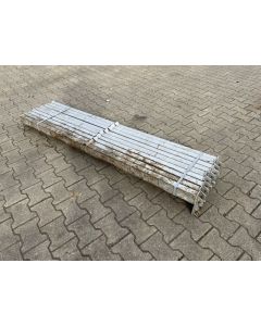 Palettenregaltraverse Traverse Palettenregal gebraucht / Elektrolux / 1.900 mm / U: 80 x 45 mm / silbergrau