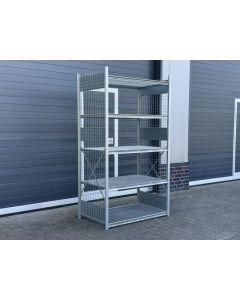 Fachbodenregal Magazinregal, gebraucht | Dexion HI280 | Gesamthöhe: 2.000 mm | Gesamttiefe: 800 mm | Gitterrostboden | Regallänge: 1,33 lfm.