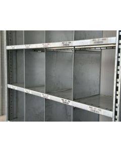 Fachteiler für Fachbodenregale, gebraucht | SSI Schäfer R 3000 | f. Ständertiefe: 300 mm | Fachhöhe: 288 mm | sendzimir verzinkt