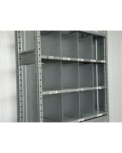 Fachteiler für Fachbodenregale, gebraucht | SSI Schäfer R 3000 | f. Ständertiefe: 400 mm | Fachhöhe: 291 mm | sendzimir verzinkt