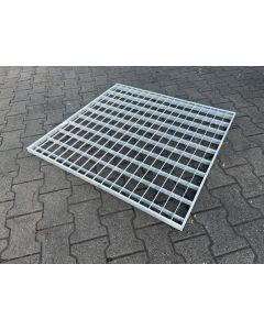 Pressrost Gitterrost Regalrost, neu / Gesamtbreite: 980 mm / Gesamttiefe: 1.000 mm / Maschenweite: 90 x 50 mm / Bezeichnung: R