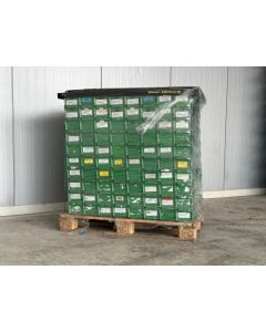 Stapelkiste Kunststoffkiste Eurobox, gebraucht | SSI Schäfer EF 2120 | Außenmaß: 200 x 150x 120 mm (LxBxH) | Farbe: grün | Stückzahl: auswählbar