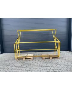 Palettenübergabestation Palettenschleuse Schleusengeländer, gebraucht | TRIAX | Gesamtbreite: 3.090 mm | Gesamttiefe: 1.700 mm | Gesamthöhe: 2.060 mm | inklusive Bodenblech 