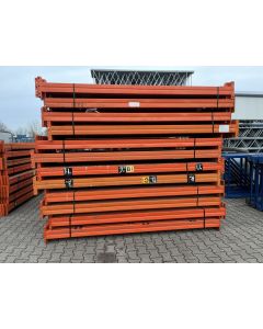 Palettenregaltraverse Traverse Palettenregal gebraucht / Meta Thyssen / 2.700 mm / K: 120 x 50 mm / orange / 3 HK