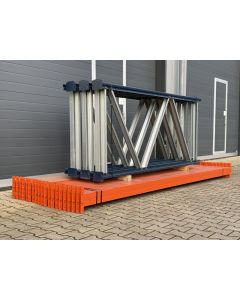 Palettenregalanlage Palettenregal, gebraucht | Mecalux | Regalständer: 2.500 x 1.100 mm | Lichte Weite: 2.695 mm | Regallänge: 14,08 lfm.