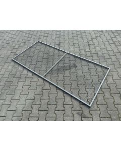 Rückwandgitter Gitter f. Palettenregale, gebraucht | Gesamtbreite: 2.200 mm | Gesamthöhe: 1.000 mm | Materialfarbe: grau