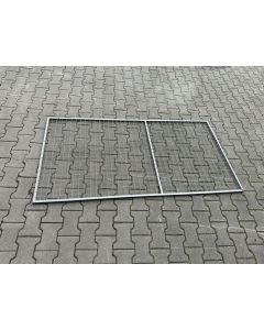 Rückwandgitter Gitter f. Palettenregale, gebraucht | Gesamtbreite: 1.920 mm | Gesamthöhe: 1.000 mm | Materialfarbe: grau