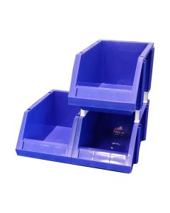 Sichtlagerkiste LPC 3 Maße: 250 x 150 x 125 mm in Blau