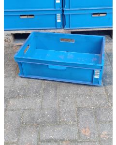 Stapelkiste Transportkiste Lagerkiste Rako 64-17 gebraucht 600x400x170mm Blau