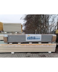 Sandwichplatten 100 mm Wand RAL 9007 Sonderposten Paket 535B