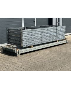 Regalanlage Magazinregal Sonderposten, gebraucht | Regalständer: 2.600 x 900 mm | lichte Weite: 3.080 mm | Regallänge: 28,27 lfm.