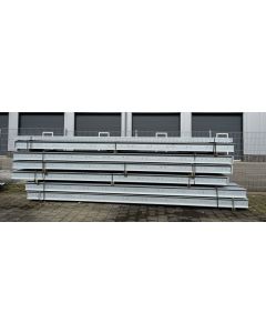 Kragarmregalanlage Kragarmregal Langgutregal / NEU / doppelseitig / Regalhöhe: 5.990 mm / Regallänge: 4,00 lfm. / Ausladung: 900 mm / feuerverzinkt 