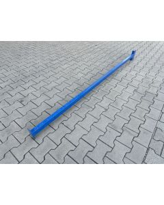 Stahlträger Kastenprofil Stütze Eisenträger, gebraucht / Gesamtlänge: ca. 2.400 mm / K: 60 x 40 mm / blau