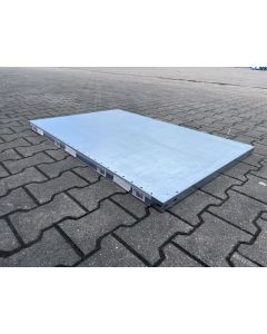 Fachboden für Fachbodenregale Magazinregal, gebraucht / Schulte / 1.220x800x40 mm (BxTxH) / sendzimir verzinkt / 250 kg 