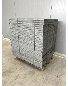 30x Pressrost Regalrost Gitterrost, gebraucht / Gesamtbreite: 1.195 mm / Gesamttiefe: 990 mm / MW 100 x 100 mm / Bezeichnung: L