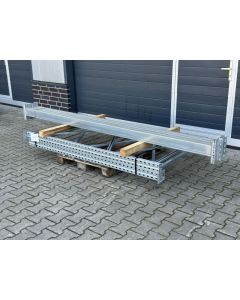 Palettenregalanlage Palettenregal, gebraucht | Dexion P 90 | Regalständer: 2.000 x 1.000 mm | lichte Weite: 2.900 mm | sendzimir verzinkt | Regallänge: 3,08 lfm.