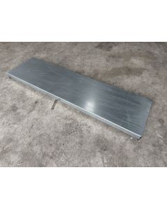 Stahlpaneele f. Palettenregal, gebraucht | f. Ständertiefe 1.100 mm | Gesamttiefe: 1.110 mm | Gesamtbreite: 300 mm | Rahmenprofil: 300 x 40 x 20 mm