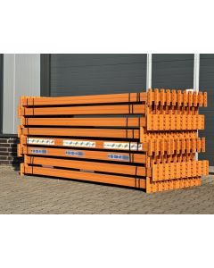 Palettenregaltraverse Traverse Palettenregal, gebraucht | Nedcon NS | lichte Weite: 2.700 mm | K: 100 x 40 mm | RAL 2008 hellorange | 4 HK 