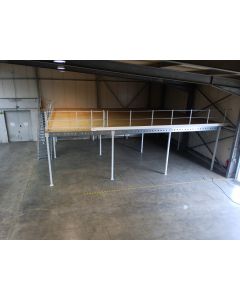 Lagerbühne neu 12,00 x 10,00 m, Tragkraft 500 kg / m²