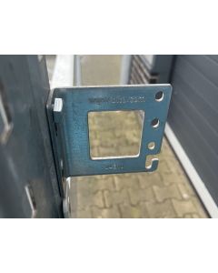 Halter f. Durchschubsicherungen Agraffenwinkel / BITO Pro / Tiefe: 93 mm / Breite: 93 mm / Ausführung: links
