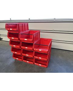 Stapelkiste, Sichtlagerkiste Gebraucht - SSI Schäfer 14/7-1 - 470 x 715 x 300 mm, Farbe; Verschieden