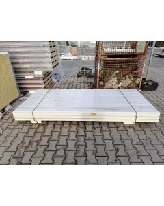 Sandwichplatten 60 mm Wand Weiß Sonderposten Paket 513