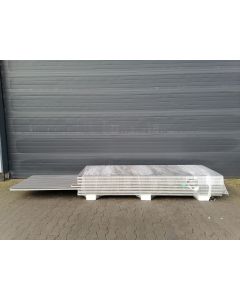 Sandwichplatten 60 mm Wand RAL 9007 Sonderposten Paket 585B