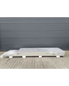 Sandwichplatten 80 mm Wand RAL 9006 Sonderposten Paket 600B