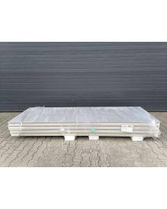 Sandwichplatten 80 mm Wand RAL 9006 Sonderposten Paket 620B