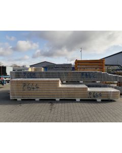 Sandwichplatten 100 mm Wand RAL 9006 Sonderposten Paket 644B