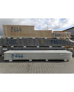 Sandwichplatten 80 mm Wand RAL 9002 Sonderposten Paket 646B